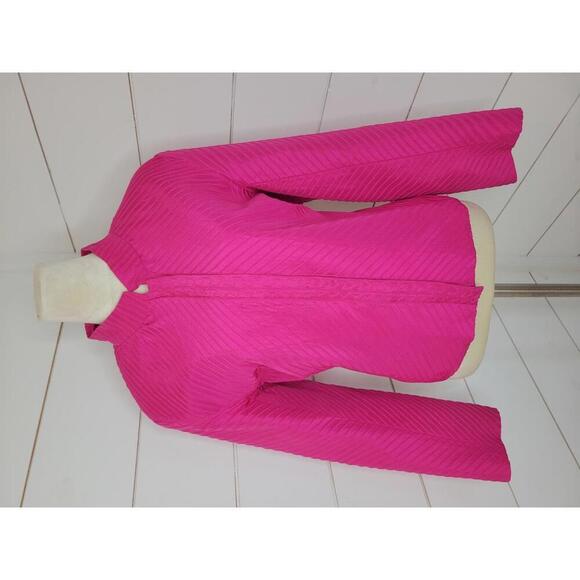 Vintage Silk Club Collection large pink jacket - Picture 1 of 5